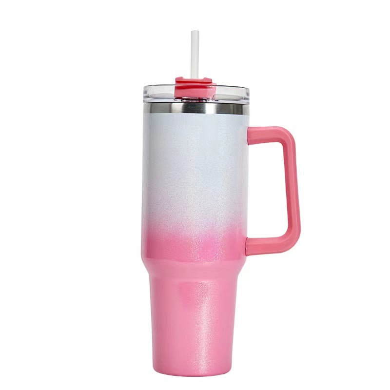 WANDERMUG™ Tumbler With Handle and Straw