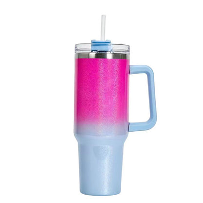 WANDERMUG™ Tumbler With Handle and Straw