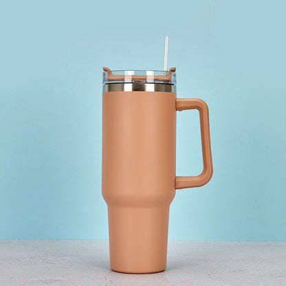 WANDERMUG™ Tumbler With Handle and Straw