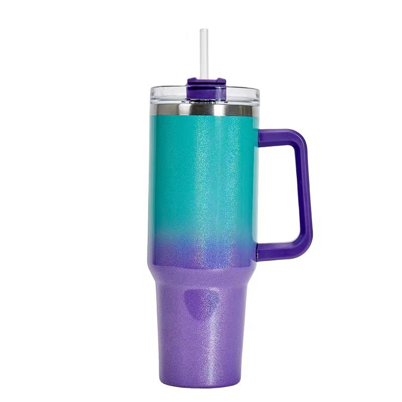 WANDERMUG™ Tumbler With Handle and Straw