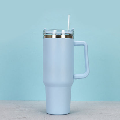 WANDERMUG™ Tumbler With Handle and Straw